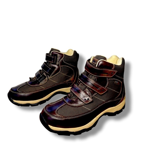 LL Bean Women's, Size 8 Snow Sneaker Artic Grip, Mid Hook and Loop, Dark Brown - Picture 2 of 11